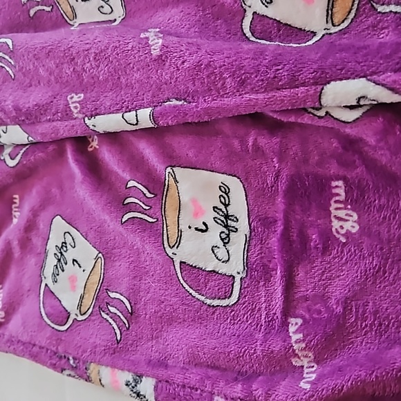 NWT, Staurdaze, fleece, Coffee Lover, soft, sleepwear/ pajama pants. Size M - Picture 8 of 10